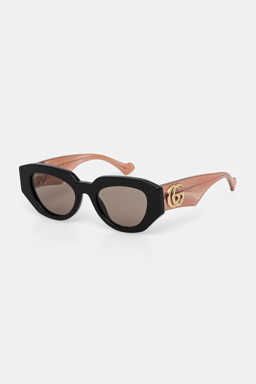 Gucci ochelari de soare culoarea negru, GG1421S