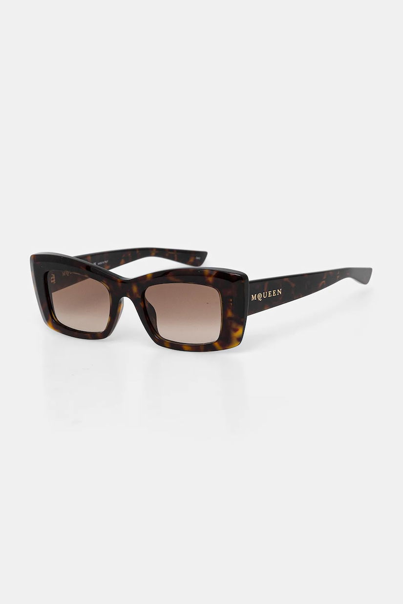 Alexander McQueen ochelari de soare culoarea maro, AM0526S