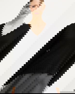 Pepe Jeans pulover din amestec de lână culoarea negru, light, PL7000001