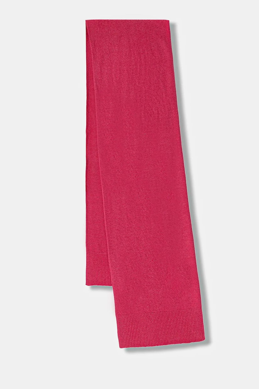 United Colors of Benetton eșarfă de lână culoarea negru, uni, 1002DU01E