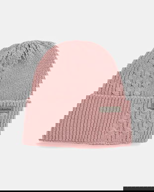 Columbia căciulă Agate Pass culoarea negru, din tricot gros, 2053181