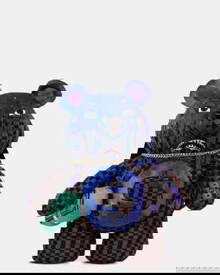 Sprayground rucsac culoarea maro, mic, cu imprimeu, 910B8044NSZ