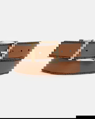 MICHAEL Michael Kors curea cu două fețe culoarea maro, 29MKWB529034