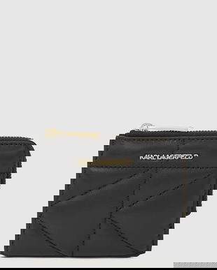 Karl Lagerfeld portofel de piele culoarea negru, A4W32039