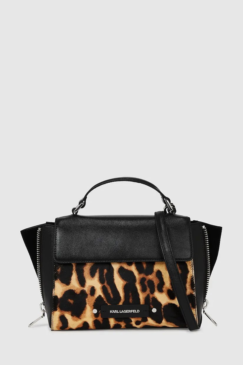 Karl Lagerfeld poșetă de piele culoarea maro, A4W30272