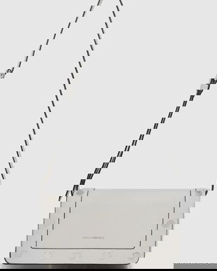 Karl Lagerfeld poșetă culoarea bej, A4W30121