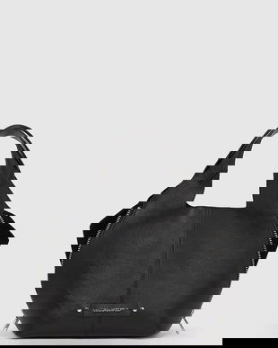 Karl Lagerfeld poșetă de piele culoarea negru, A4W30271