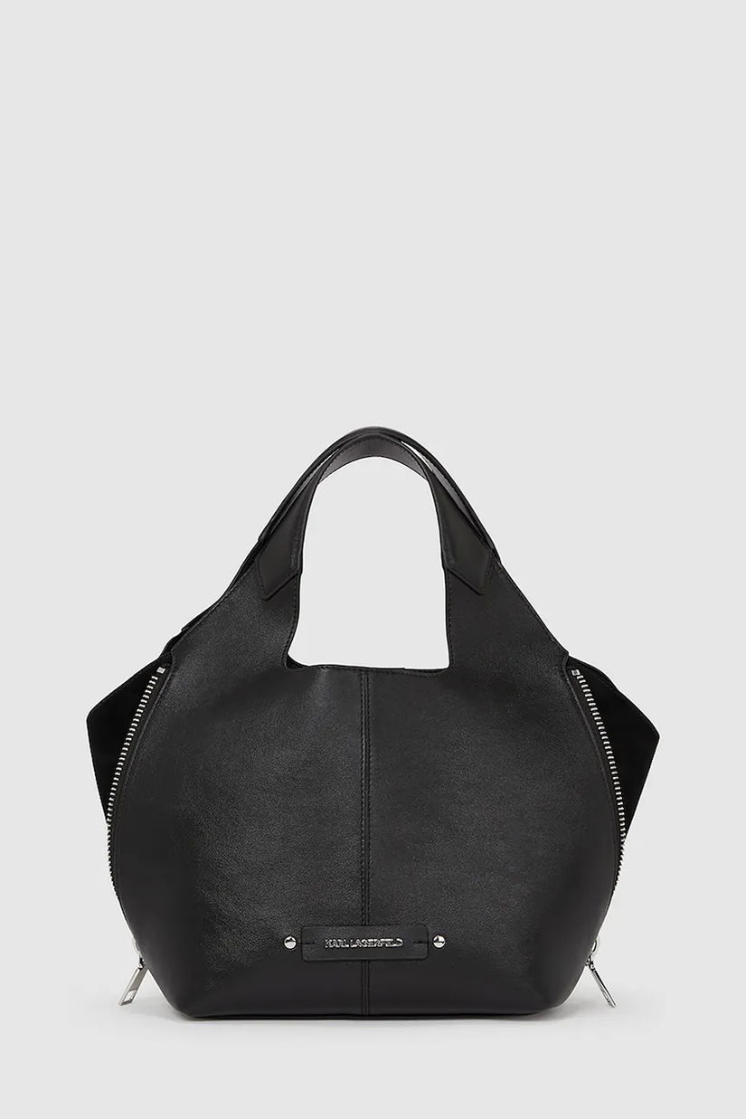 Karl Lagerfeld poșetă de piele culoarea negru, A4W30271