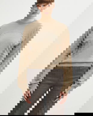 MM6 Maison Margiela pulover culoarea bej, light, S62HL0040.M13188.114