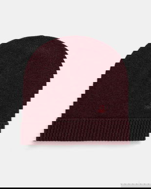 United Colors of Benetton pălărie din amestec de lână culoarea bordo, 122HDA013