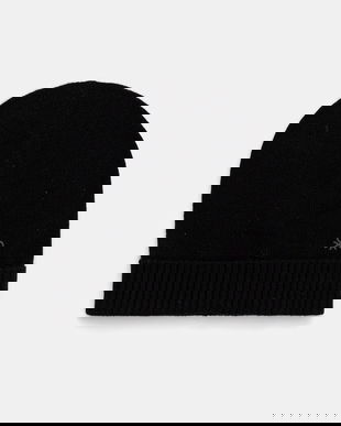 United Colors of Benetton pălărie din amestec de lână culoarea negru, 122HDA013