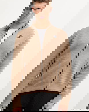 Fusalp cardigan din amestec de lână Mayeul culoarea bej, G2110