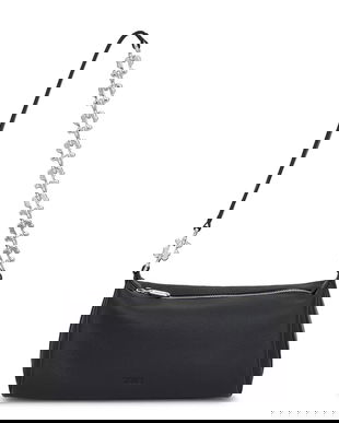 Tous poșetă de piele FOLD culoarea negru, 2002306751