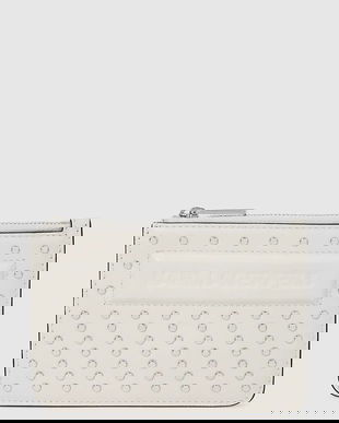 Karl Lagerfeld portofel de piele culoarea bej, A4W32028