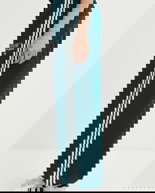 adidas Originals pantaloni de trening Gfx Sweatpants culoarea verde, uni, KF2314