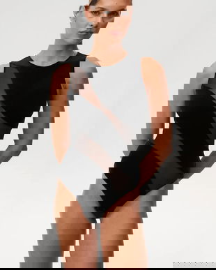 Undress Code body Thong culoarea negru, uni, 823