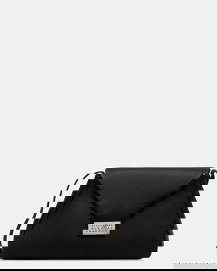 MM6 Maison Margiela poșetă de piele culoarea negru, SB5ZH0023.P7255.T8013