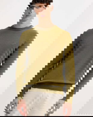 Marc O'Polo pulover din amestec de lână culoarea galben, light, 529514460504