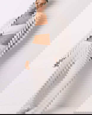 women'secret pijama culoarea gri, 4752530