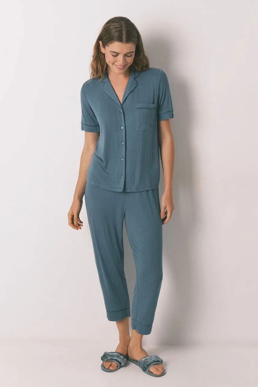 women'secret pijama culoarea verde, 3592437