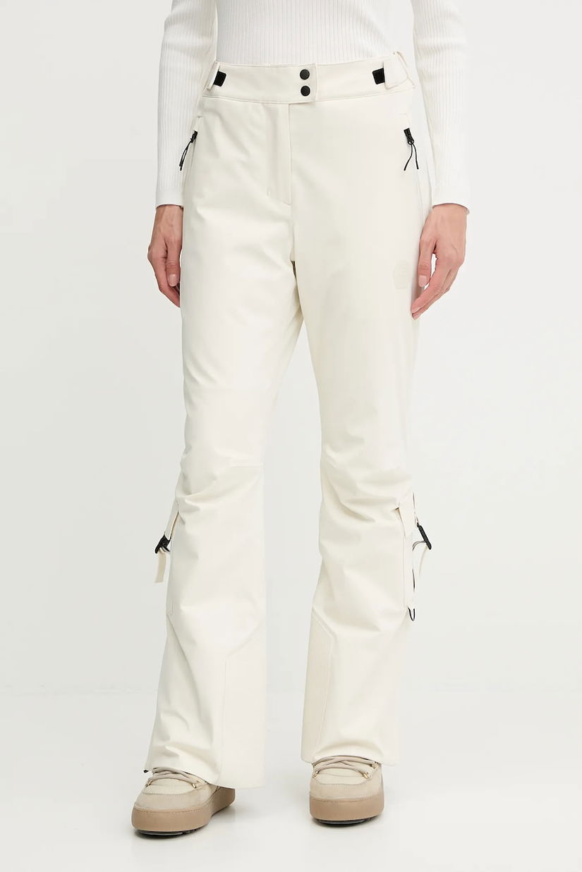 BOSS pantaloni de schi culoarea bej, 50549048