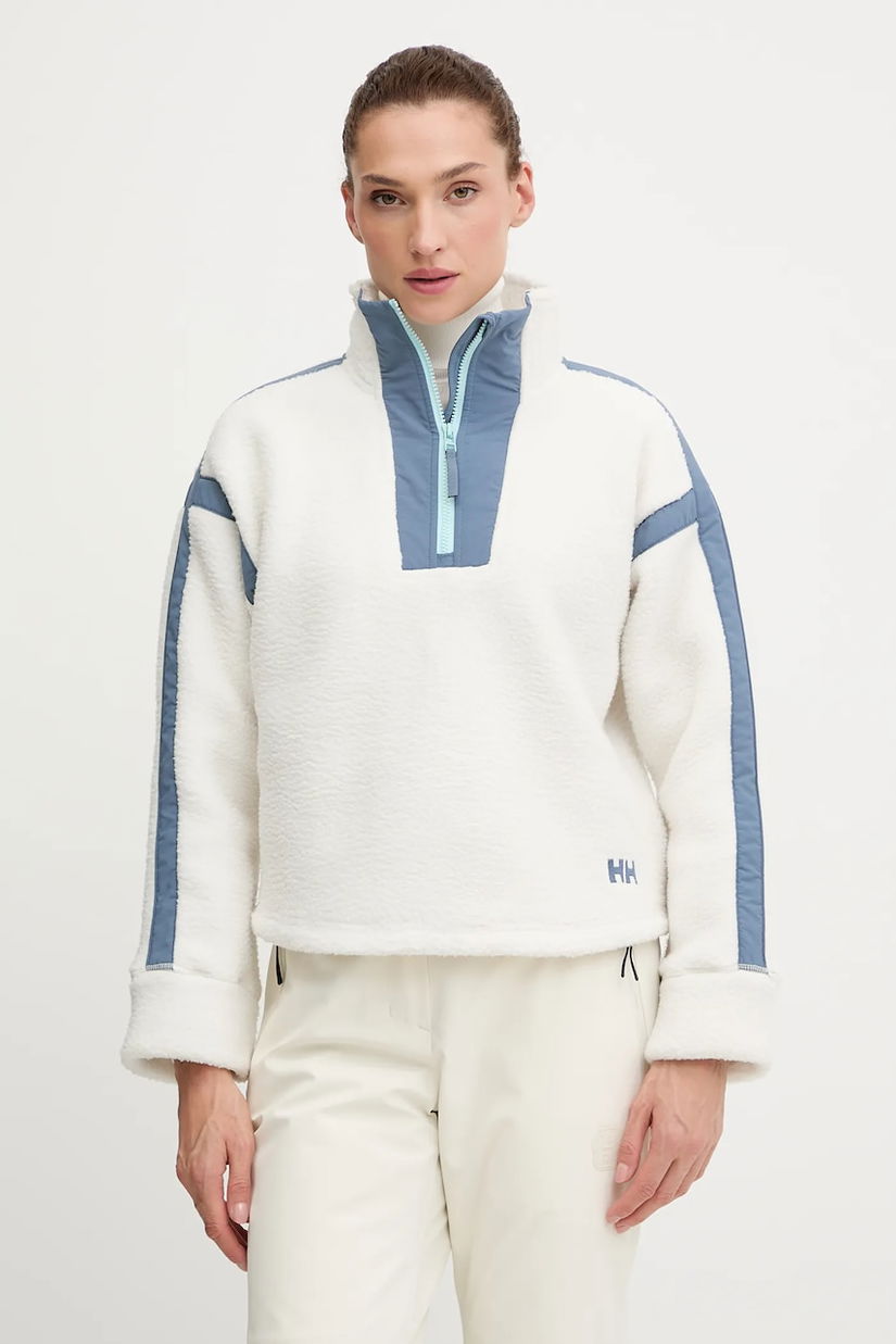 Helly Hansen hanorac fleece IMPERIAL culoarea bej, uni, 49581
