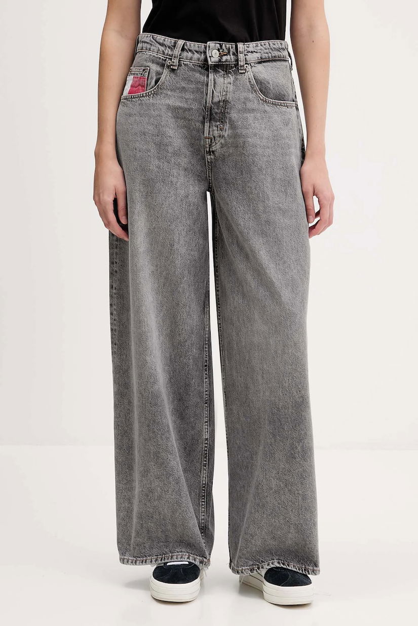 Tommy Jeans blugi culoarea gri, DW0DW22128