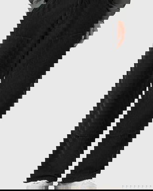 AllSaints pantaloni de bumbac DUNSTAN culoarea negru, drept, M008TD