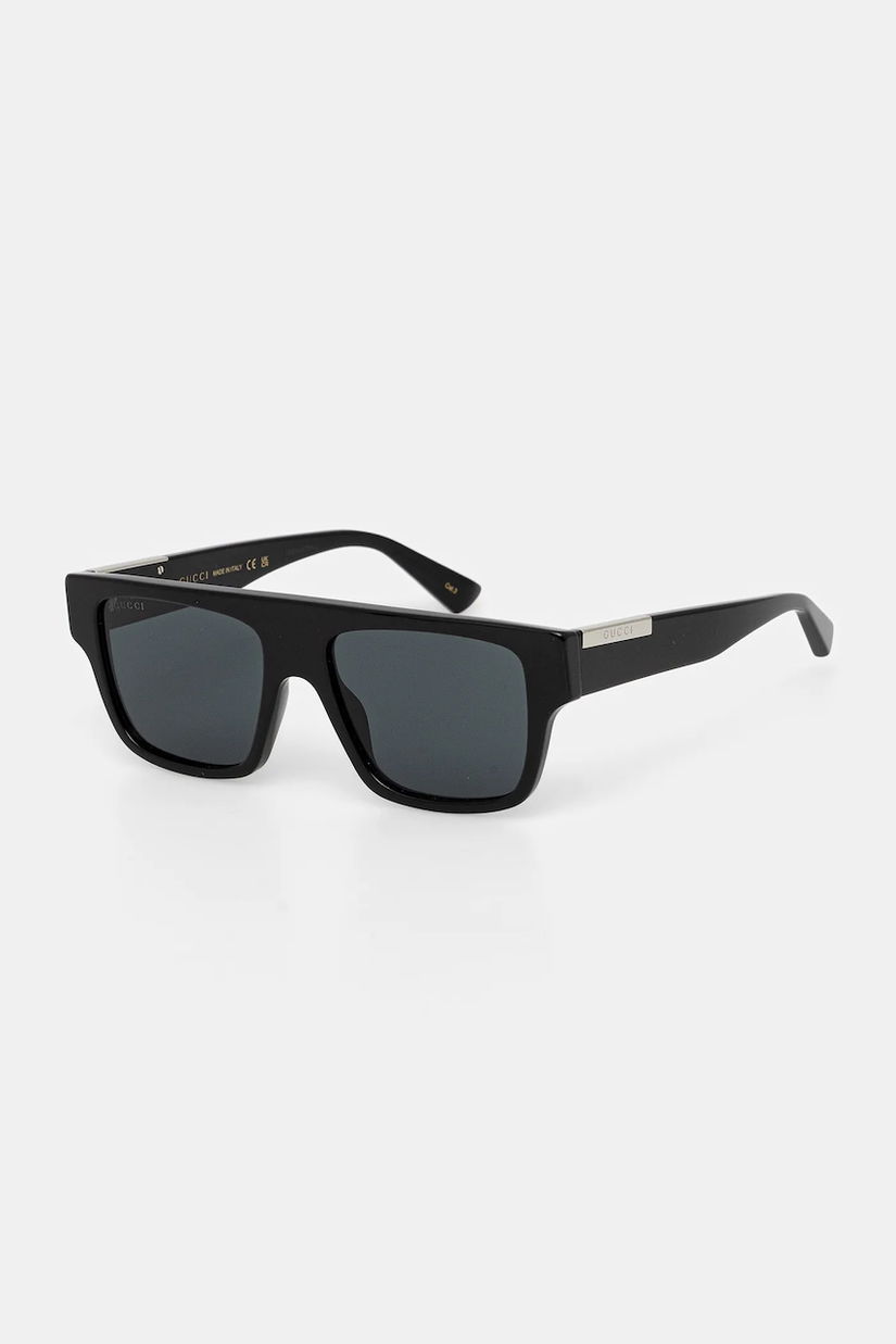 Gucci ochelari de soare culoarea negru, GG1960S