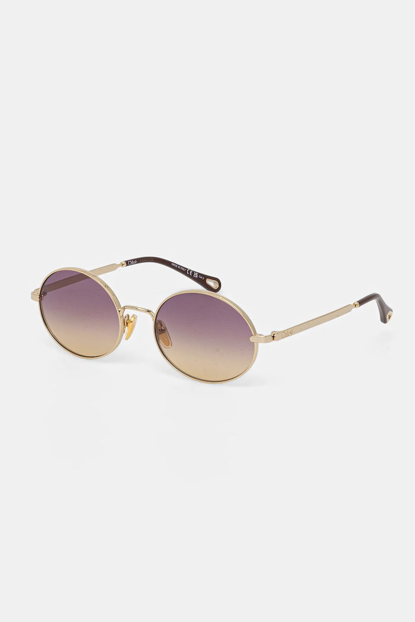 Chloé ochelari de soare culoarea auriu, CH0326S