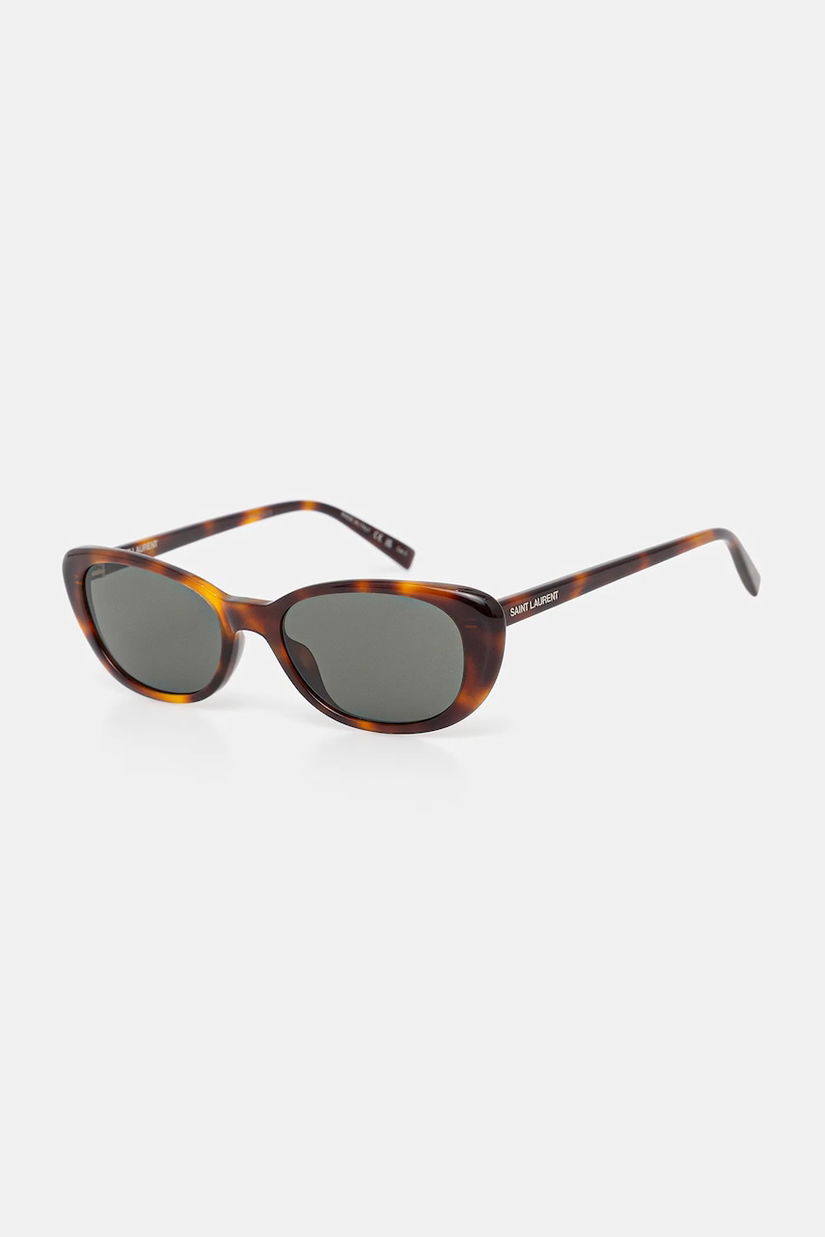 Saint Laurent ochelari de soare culoarea maro, SL 822