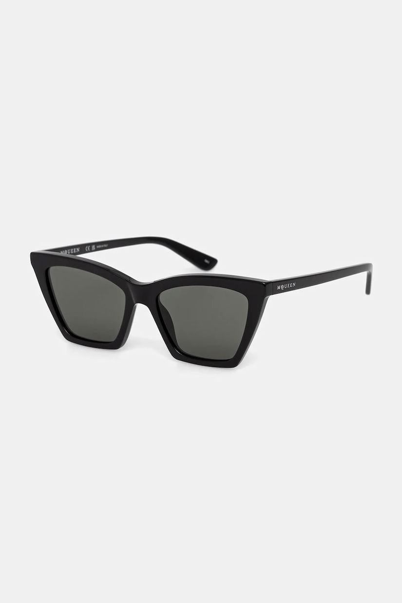 Alexander McQueen ochelari de soare culoarea negru, AM0536S