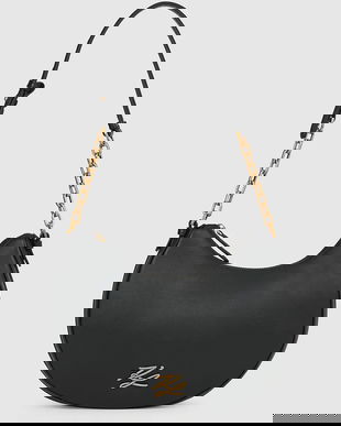 Karl Lagerfeld poșetă de piele Karl Lagerfeld x Paris Hilton culoarea negru, B1W30270