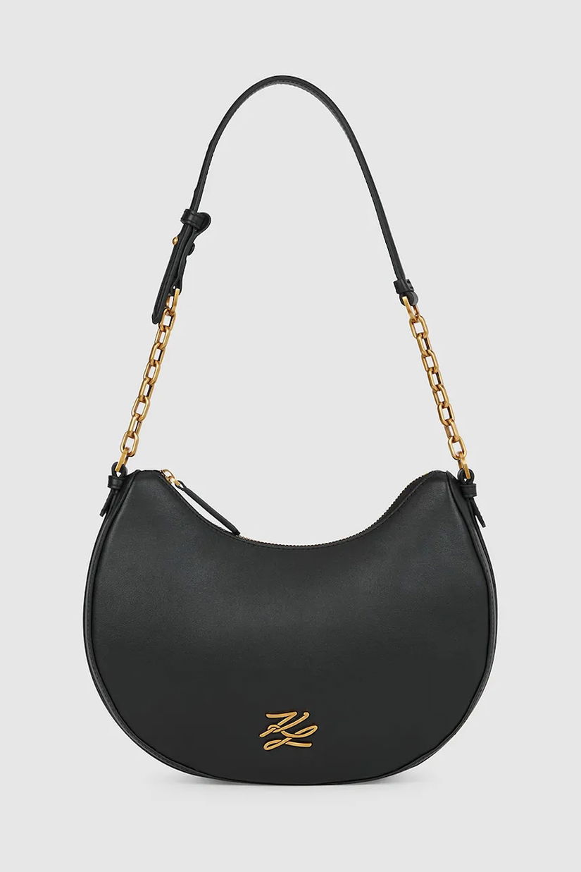 Karl Lagerfeld poșetă de piele Karl Lagerfeld x Paris Hilton culoarea negru, B1W30270