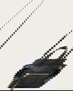 AllSaints poșetă PEREZ culoarea negru, W336XD