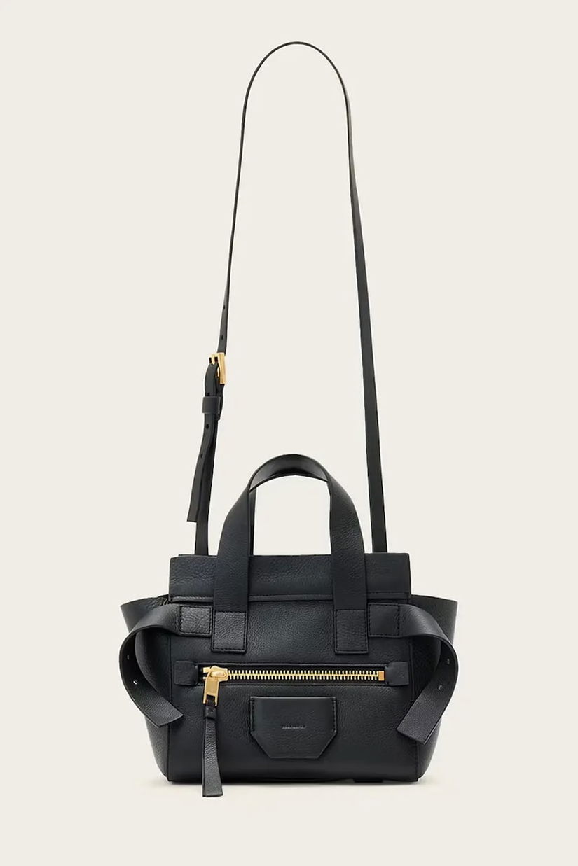 AllSaints poșetă PEREZ culoarea negru, W336XD