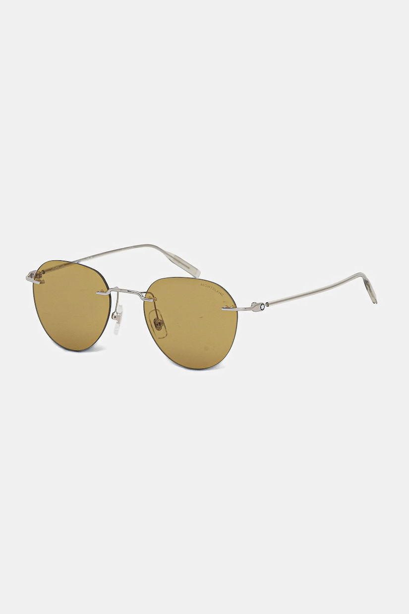 Montblanc ochelari de soare culoarea argintiu, MB0428S