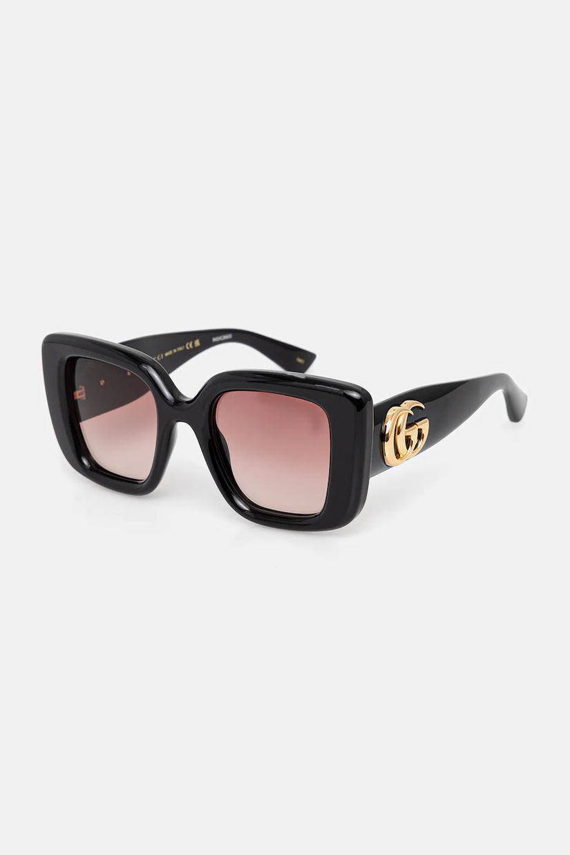 Gucci ochelari de soare culoarea negru, GG1975S