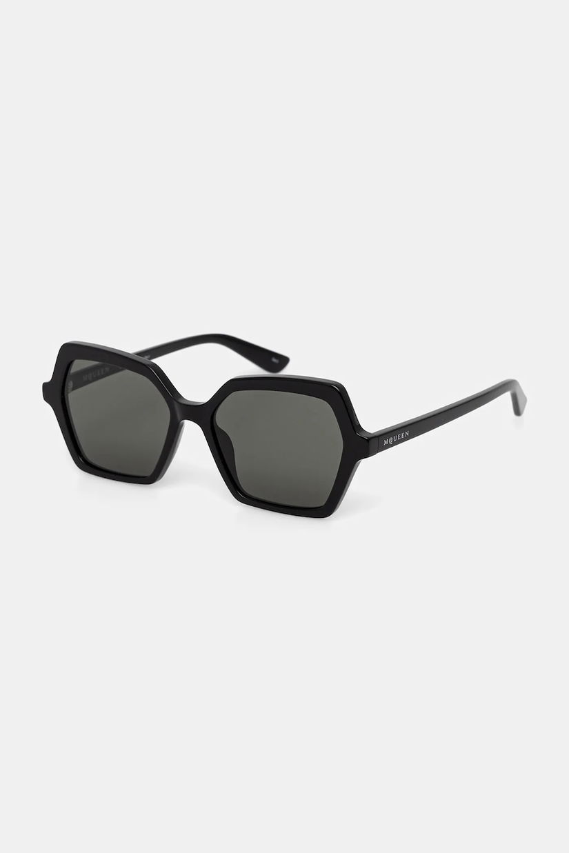 Alexander McQueen ochelari de soare culoarea negru, AM0537S
