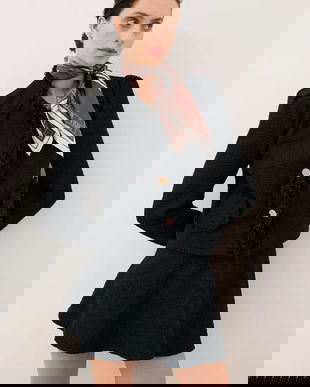 Bizuu fustă WENDYS culoarea negru, mini, evazați, WENDYS CZARNY