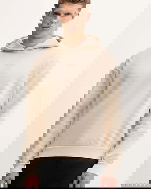 BOGNER Fire+Ice hanorac de bumbac ILAY culoarea bej, cu glugă, cu imprimeu, 84429761