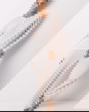 women'secret pijama culoarea bej, 4752531