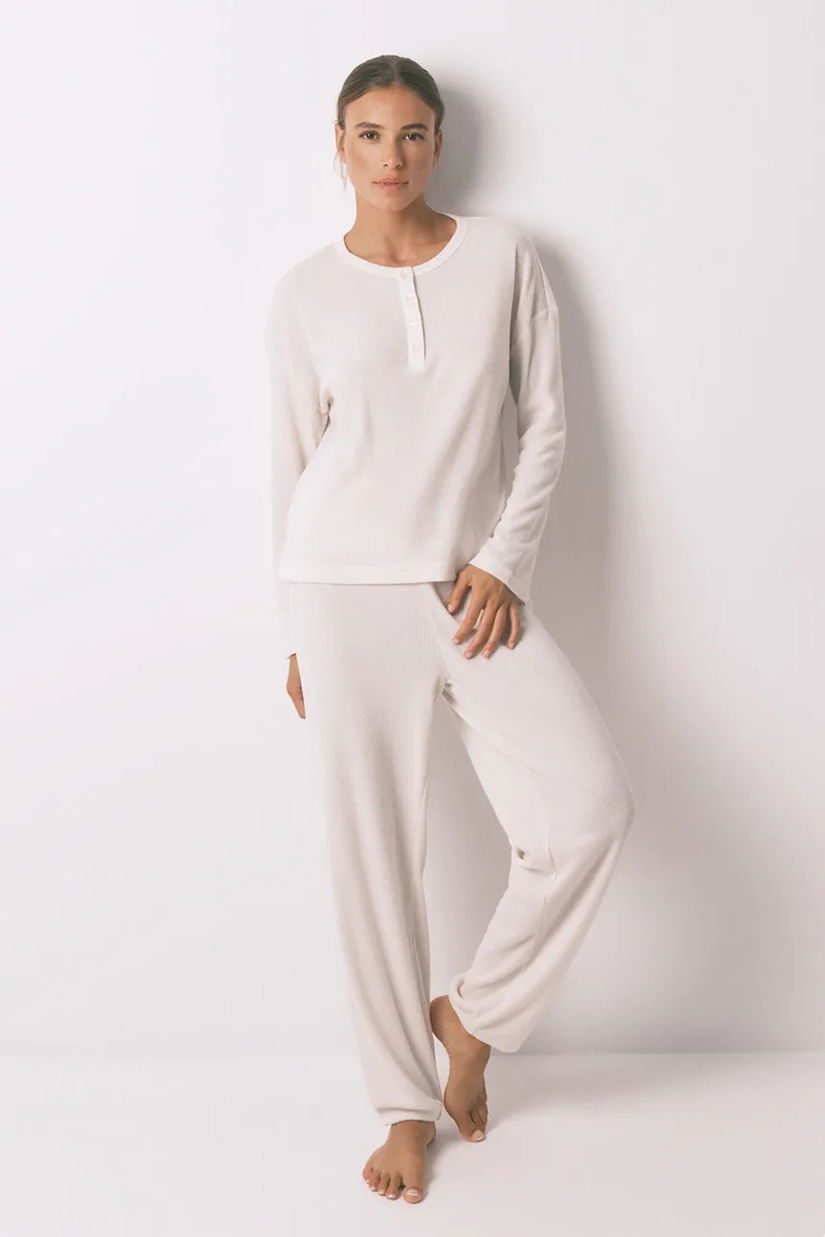 women'secret pijama culoarea bej, 4752531