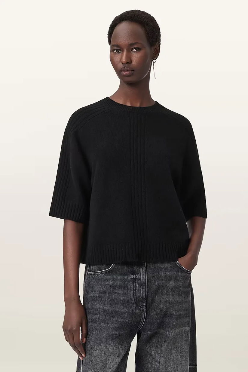 AllSaints pulover NIX culoarea negru, W030KD