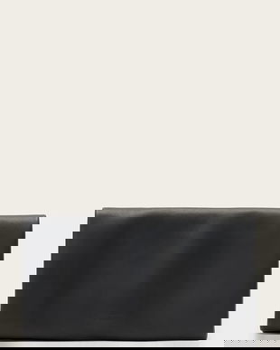 AllSaints portofel de piele HARLUNA culoarea negru, W208XD