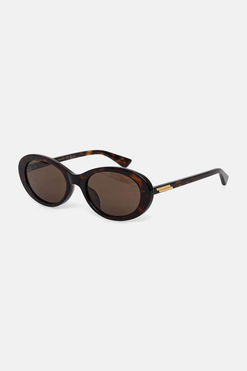 Bottega Veneta ochelari de soare culoarea maro, BV1415SK