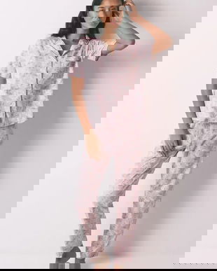 women'secret pijamale de bumbac culoarea roz, bumbac, 3592428