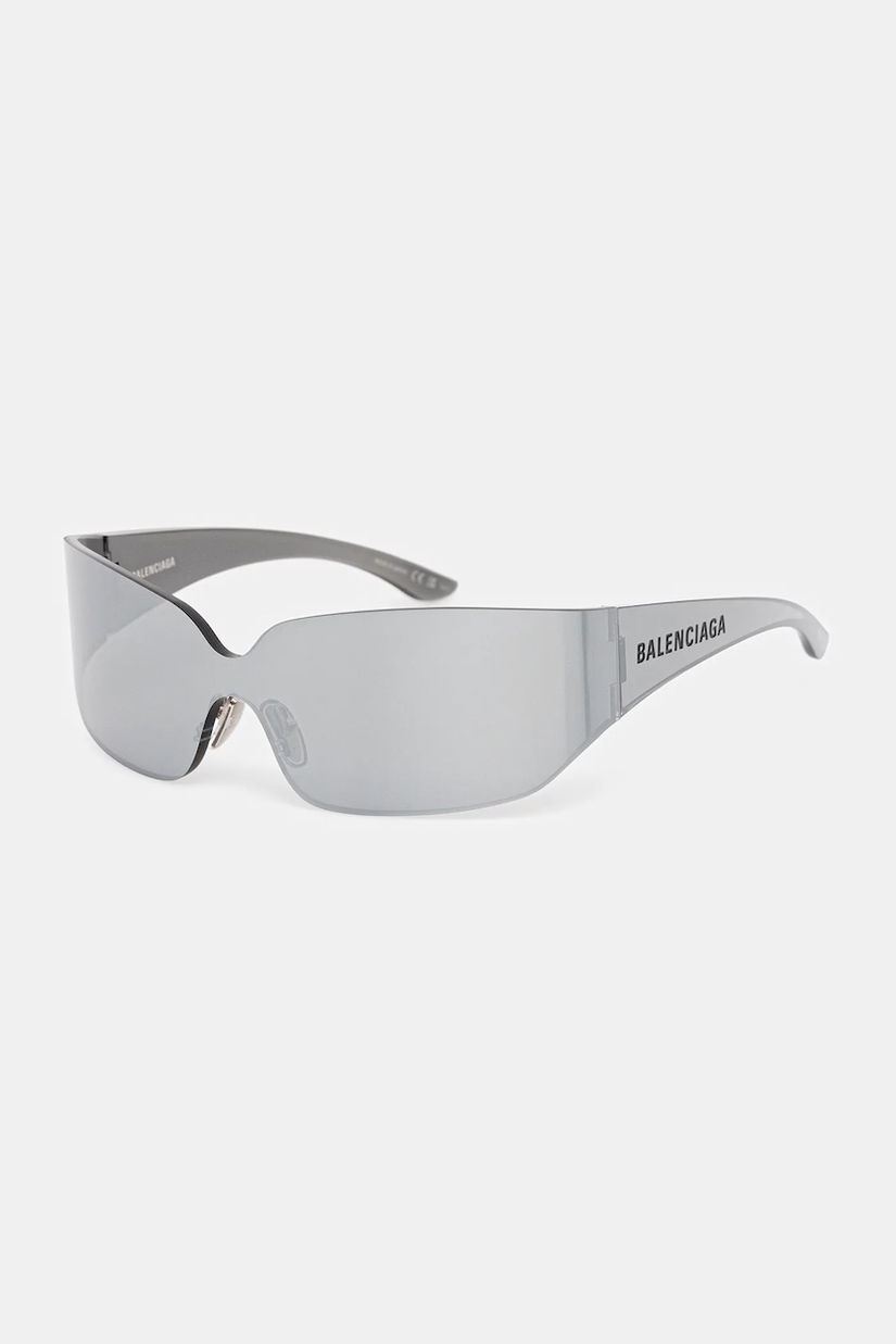 Balenciaga ochelari de soare culoarea argintiu, BB0421S