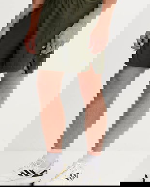 adidas Performance pantaloni scurți de antrenament D4T culoarea verde, JX3305