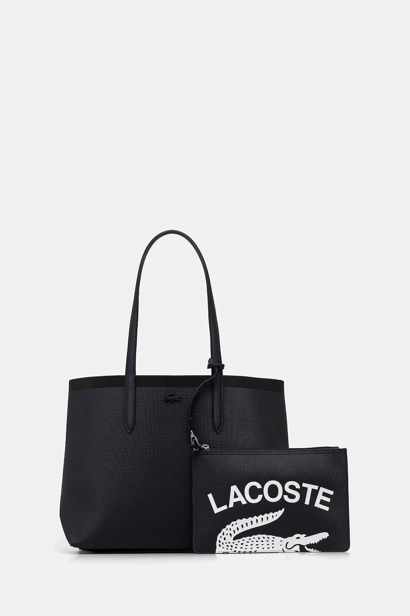 Lacoste poșetă cu două fețe culoarea bleumarin, NF5128AS